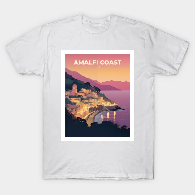 AMALFI COAST T-Shirt by MarkedArtPrints